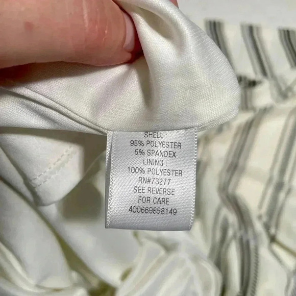 Candie’s Women’s Striped Blk/Wht Keyhole Halter Slit Bottom Maxi Dress SZ XS - Picture 5 of 11